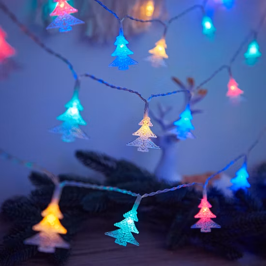 공장 야외 크리스마스 깜박이 LED 문자열 조명 크리스마스 상업 건물 휴일 축제 집 팜 트리 웨딩 장식